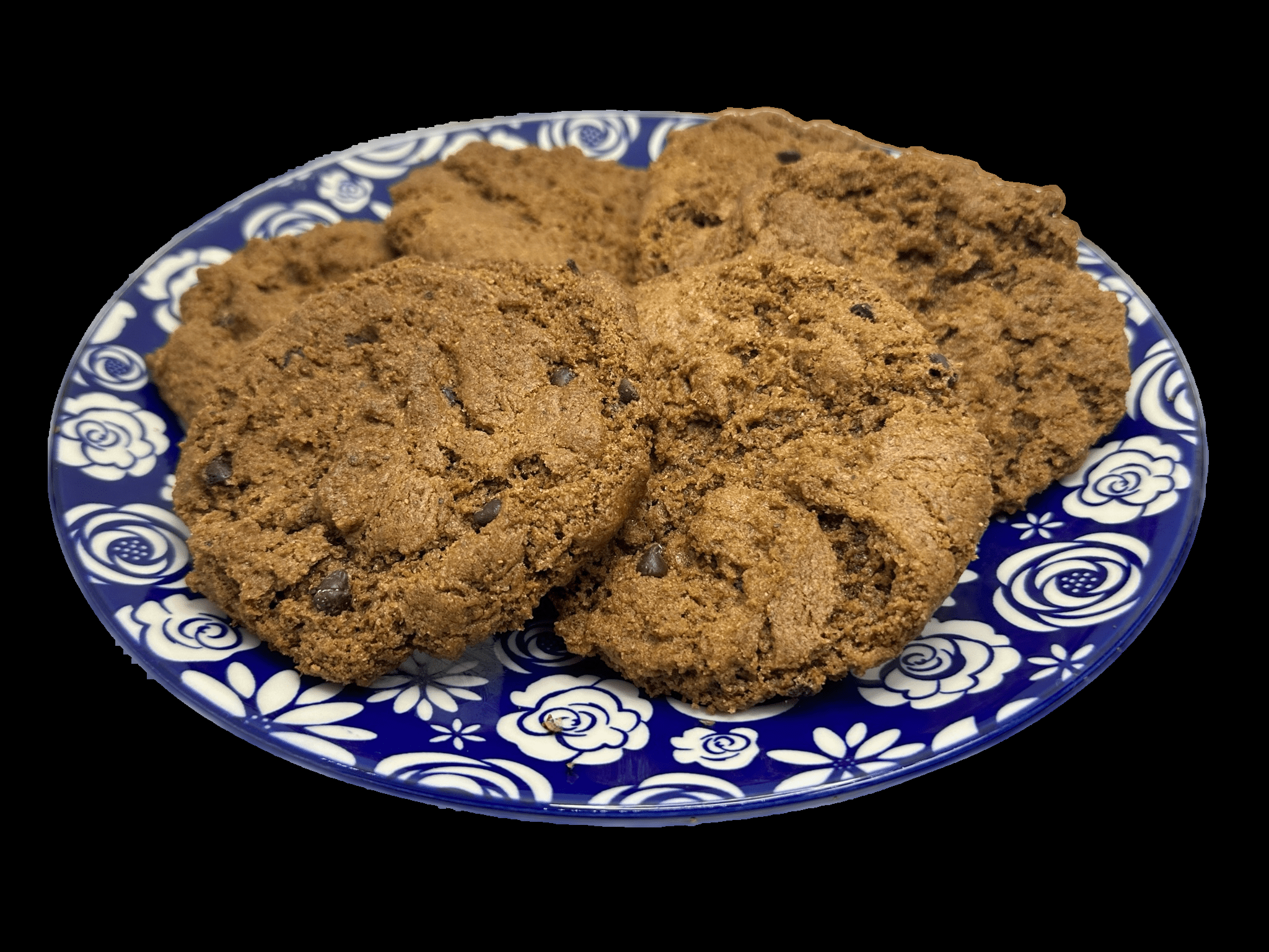 Almond Butter-Chocolate Chips Paleo Cookies (Keto Friendly) - 6 Cookies - Whole Body Fuel