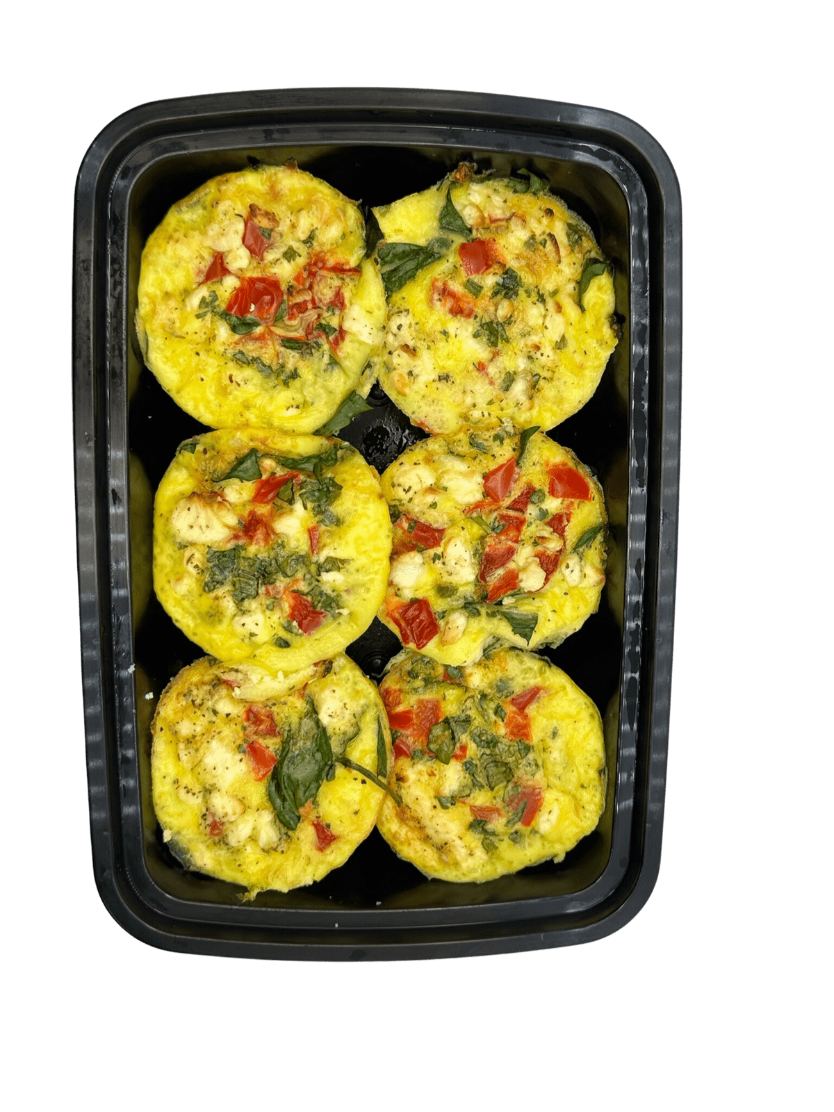 Roasted Red Pepper, Spinach, Feta Egg Bites - Whole Body Fuel